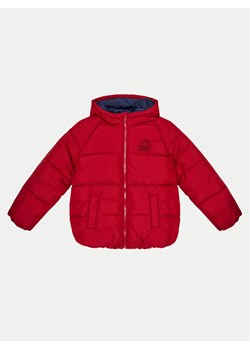 United Colors Of Benetton Kurtka zimowa 2WU0GN02W Czerwony Regular Fit ze sklepu MODIVO w kategorii Kurtki dziewczęce - zdjęcie 183851676