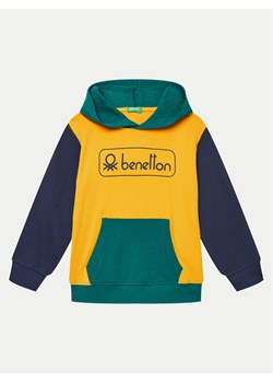 United Colors Of Benetton Bluza 3J68C203N Kolorowy Regular Fit ze sklepu MODIVO w kategorii Bluzy chłopięce - zdjęcie 183851817