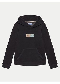 Jack & Jones Junior Bluza Bronx 12263291 Czarny Standard Fit ze sklepu MODIVO w kategorii Bluzy chłopięce - zdjęcie 183851887