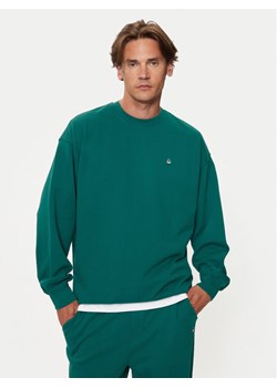 United Colors Of Benetton Bluza 342ZU1093 Zielony Regular Fit ze sklepu MODIVO w kategorii Bluzy męskie - zdjęcie 183851919