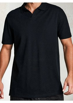 Sinsay - Koszulka polo - czarny ze sklepu Sinsay w kategorii T-shirty męskie - zdjęcie 183855115