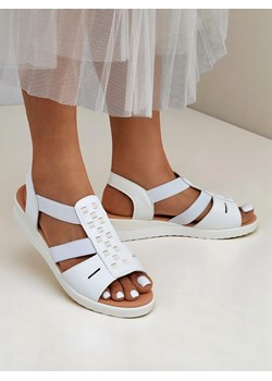 Royalfashion Damskie sandały na niskim koturnie Sora ze sklepu royalfashion.pl w kategorii Sandały damskie - zdjęcie 183855598