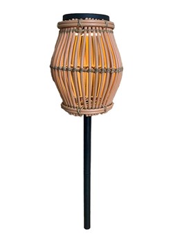 lumisky Lampa solarna &quot;Silvina&quot; w kolorze jasnobrązowym na trzonku - wys. 70 x Ø 18 cm ze sklepu Limango Polska w kategorii Dekoracje i akcesoria ogrodowe - zdjęcie 183856675