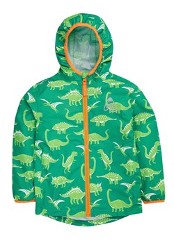 Frugi Kurtka przeciwdeszczowa &quot;Dino-Roar!&quot; w kolorze zielonym ze sklepu Limango Polska w kategorii Kurtki chłopięce - zdjęcie 183856779