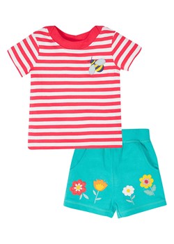 Frugi 2-częściowy zestaw &quot;Easy On&quot; w kolorze turkusowo-czerwonym ze sklepu Limango Polska w kategorii Kaftaniki i bluzki - zdjęcie 183857329