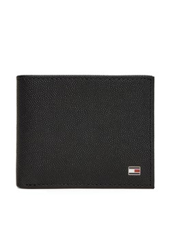 Duży Portfel Męski Tommy Hilfiger Th Flag Mini Cc Wallet AM0AM13518 Czarny ze sklepu eobuwie.pl w kategorii Portfele męskie - zdjęcie 183857566