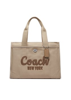 Torebka Coach Cargo CP163 Beżowy ze sklepu eobuwie.pl w kategorii Torby Shopper bag - zdjęcie 183857578