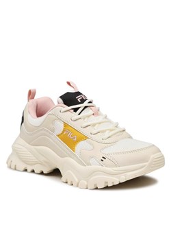Sneakersy Fila Electric Flow Wmn FFW0164.13160 Beżowy ze sklepu eobuwie.pl w kategorii Buty sportowe damskie - zdjęcie 183857618