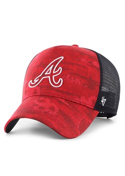 Czapka z daszkiem 47 Brand Oakland Athletics B-FIJDT01PTP Czerwony ze sklepu eobuwie.pl w kategorii Czapki z daszkiem męskie - zdjęcie 183857629