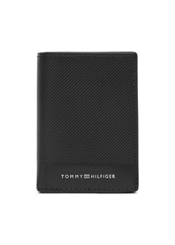 Duży Portfel Męski Tommy Hilfiger Th Foundation Bifold AM0AM13511 Czarny ze sklepu eobuwie.pl w kategorii Portfele męskie - zdjęcie 183857635