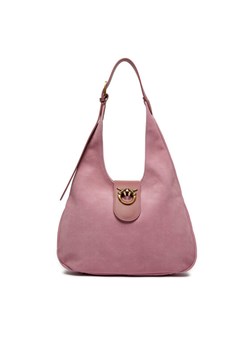 Torebka Pinko Hobo Mini PE 24 PLTT 103275 A0YG Różowy ze sklepu eobuwie.pl w kategorii Torebki hobo - zdjęcie 183857646