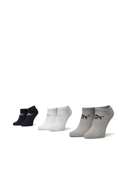Zestaw 3 par niskich skarpet damskich Puma 90793204 r.35/38 Czarny ze sklepu eobuwie.pl w kategorii Skarpetki damskie - zdjęcie 183857685