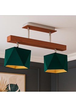 Podłużna lampa sufitowa ASTIR GOLD w stylu glamour ze sklepu Lysne w kategorii Lampy wiszące - zdjęcie 183859355