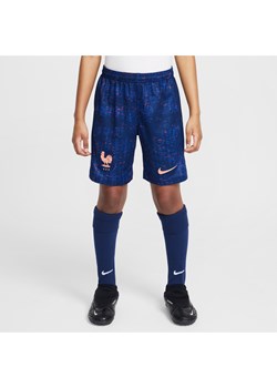Koszulka piłkarska dla dużych dzieci Nike Dri-FIT FFF Stadium 2025/26 (wersja domowa) – replika - Niebieski ze sklepu Nike poland w kategorii Spodenki chłopięce - zdjęcie 183860349