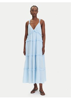 YAS Sukienka letnia Anina 26038014 Błękitny Regular Fit ze sklepu MODIVO w kategorii Sukienki - zdjęcie 183862598