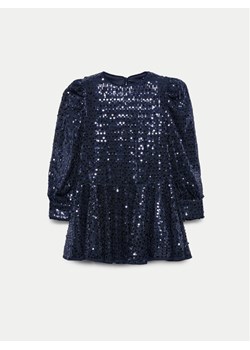 Abel & Lula Sukienka elegancka 5538 Granatowy Regular Fit ze sklepu MODIVO w kategorii Sukienki dziewczęce - zdjęcie 183862686