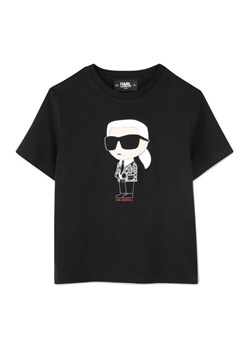 Karl Lagerfeld Kids T-Shirt Z30438 M Czarny Regular Fit ze sklepu MODIVO w kategorii T-shirty chłopięce - zdjęcie 183862716