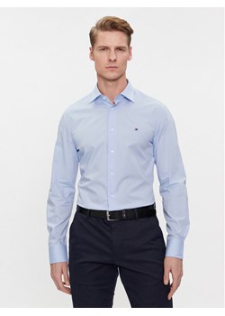 Tommy Hilfiger Koszula Cl Flex Poplin Rf Shirt MW0MW31219 Błękitny Regular Fit ze sklepu MODIVO w kategorii Koszule męskie - zdjęcie 183862746