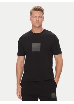 HUGO T-Shirt Dusplit 50542784 Czarny Regular Fit ze sklepu MODIVO w kategorii T-shirty męskie - zdjęcie 183862829