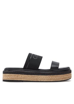 Calvin Klein Klapki Wedge Slide He HW0HW01966 Czarny ze sklepu MODIVO w kategorii Espadryle damskie - zdjęcie 183862836