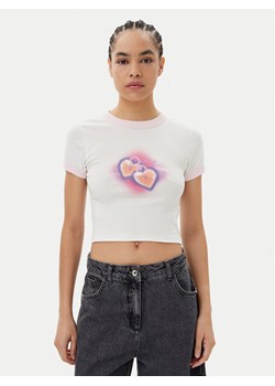 HUGO T-Shirt Dalia 50537476 Biały Slim Fit ze sklepu MODIVO w kategorii Bluzki damskie - zdjęcie 183862855