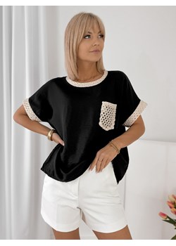 bluzka lumiria czarna one size ze sklepu UBRA w kategorii Bluzki damskie - zdjęcie 183865438