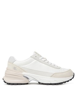 Sneakersy Calvin Klein Jeans Hike Runner Mg Nylon Perl YW0YW01963 Biały ze sklepu eobuwie.pl w kategorii Buty sportowe damskie - zdjęcie 183865667