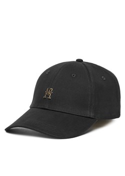 Czapka z daszkiem Tommy Hilfiger Elevated Chic AW0AW17631 Czarny ze sklepu eobuwie.pl w kategorii Czapki z daszkiem damskie - zdjęcie 183865678