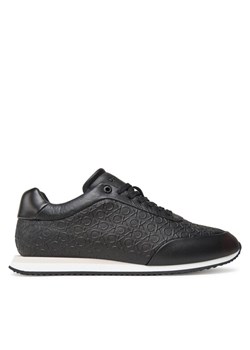 Sneakersy Calvin Klein Runner Lace Up Mono Pu HW0HW02574 Czarny ze sklepu eobuwie.pl w kategorii Buty sportowe damskie - zdjęcie 183865728