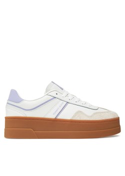 Sneakersy Tommy Jeans The Greenwich Flatform EN0EN02807 Écru ze sklepu eobuwie.pl w kategorii Buty sportowe damskie - zdjęcie 183865739