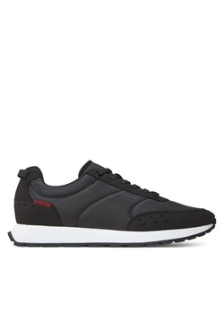 Sneakersy HUGO Icelin 50548502 Czarny ze sklepu eobuwie.pl w kategorii Buty sportowe męskie - zdjęcie 183865786