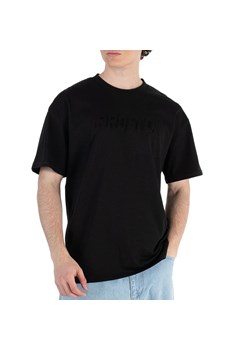 Koszulka męska Prosto Zont KL251MTEE1032 - czarna ze sklepu streetstyle24.pl w kategorii T-shirty męskie - zdjęcie 183866506