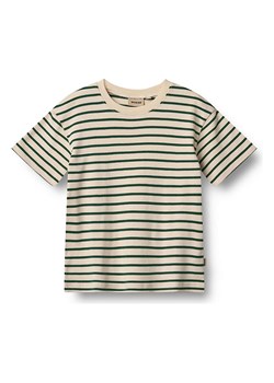 Wheat Koszulka &quot;Fabian&quot; w kolorze beżowo-zielonym ze sklepu Limango Polska w kategorii T-shirty chłopięce - zdjęcie 183867199
