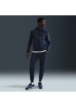 Męskie dzianinowe joggery Nike Tech - Niebieski ze sklepu Nike poland w kategorii Spodnie męskie - zdjęcie 183867209