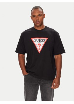 Guess Jeans T-Shirt M4YI45 K8FQ4 Czarny Oversize ze sklepu MODIVO w kategorii T-shirty męskie - zdjęcie 183867235