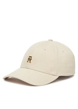 Tommy Hilfiger Czapka z daszkiem Elevated Chic AW0AW17631 Beżowy ze sklepu MODIVO w kategorii Czapki z daszkiem damskie - zdjęcie 183867275