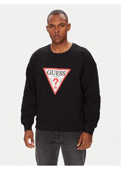Guess Jeans Bluza M4YQ21 K9V31 Czarny Oversize ze sklepu MODIVO w kategorii Bluzy męskie - zdjęcie 183867287