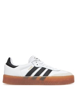 adidas Sneakersy Sambae JI1349 Biały ze sklepu MODIVO w kategorii Buty sportowe damskie - zdjęcie 183867295