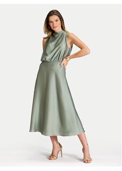 Swing Sukienka koktajlowa 5AI13700 Zielony Regular Fit ze sklepu MODIVO w kategorii Sukienki - zdjęcie 183867329