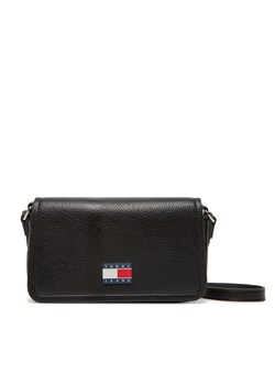Tommy Jeans Torebka Tjw Must Flap Crossover AW0AW17553 Czarny ze sklepu MODIVO w kategorii Listonoszki - zdjęcie 183867346