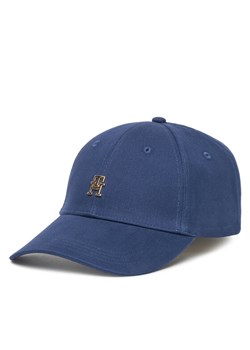 Tommy Hilfiger Czapka z daszkiem Elevated Chic AW0AW17631 Granatowy ze sklepu MODIVO w kategorii Czapki z daszkiem damskie - zdjęcie 183867355