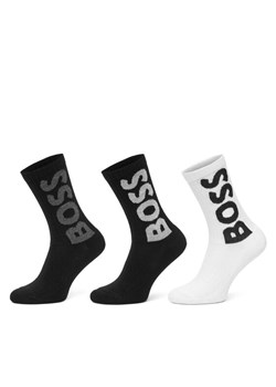 BOSS Zestaw 3 par wysokich skarpet męskich 50524259 Kolorowy ze sklepu MODIVO w kategorii Skarpetki męskie - zdjęcie 183867385