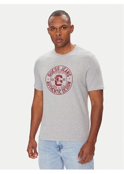 Guess Jeans T-Shirt M5YI29 K8HM0 Szary Slim Fit ze sklepu MODIVO w kategorii T-shirty męskie - zdjęcie 183867386