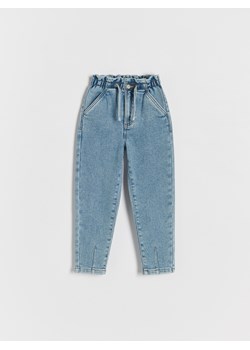 Reserved - Jeansy baggy z ociepleniem - niebieski ze sklepu Reserved w kategorii Spodnie dziewczęce - zdjęcie 183868746