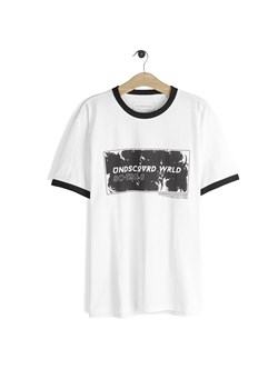 GATE Bawełniana koszulka z nadrukiem S ze sklepu gateshop w kategorii T-shirty męskie - zdjęcie 183870216