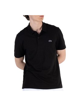 Koszulka Lacoste Regular Fit Cotton Blend Polo DH5522-031 - czarna ze sklepu streetstyle24.pl w kategorii T-shirty męskie - zdjęcie 183870299
