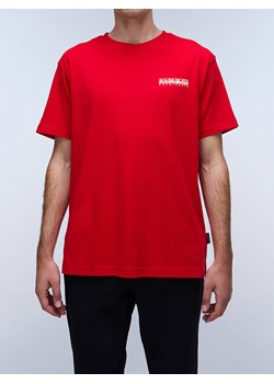 Napapijri Koszulka w kolorze czerwonym ze sklepu Limango Polska w kategorii T-shirty męskie - zdjęcie 183871286