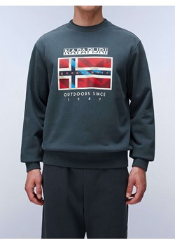 Napapijri Bluza w kolorze zielonym ze sklepu Limango Polska w kategorii Bluzy męskie - zdjęcie 183871398