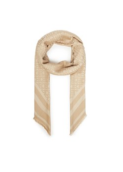 Szal Tommy Hilfiger Monogram AW0AW17493 Beżowy ze sklepu eobuwie.pl w kategorii Szaliki i chusty damskie - zdjęcie 183873107