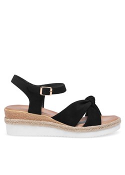 Espadryle Clara Barson ALIA WS2189-30 Czarny ze sklepu eobuwie.pl w kategorii Sandały damskie - zdjęcie 183873186